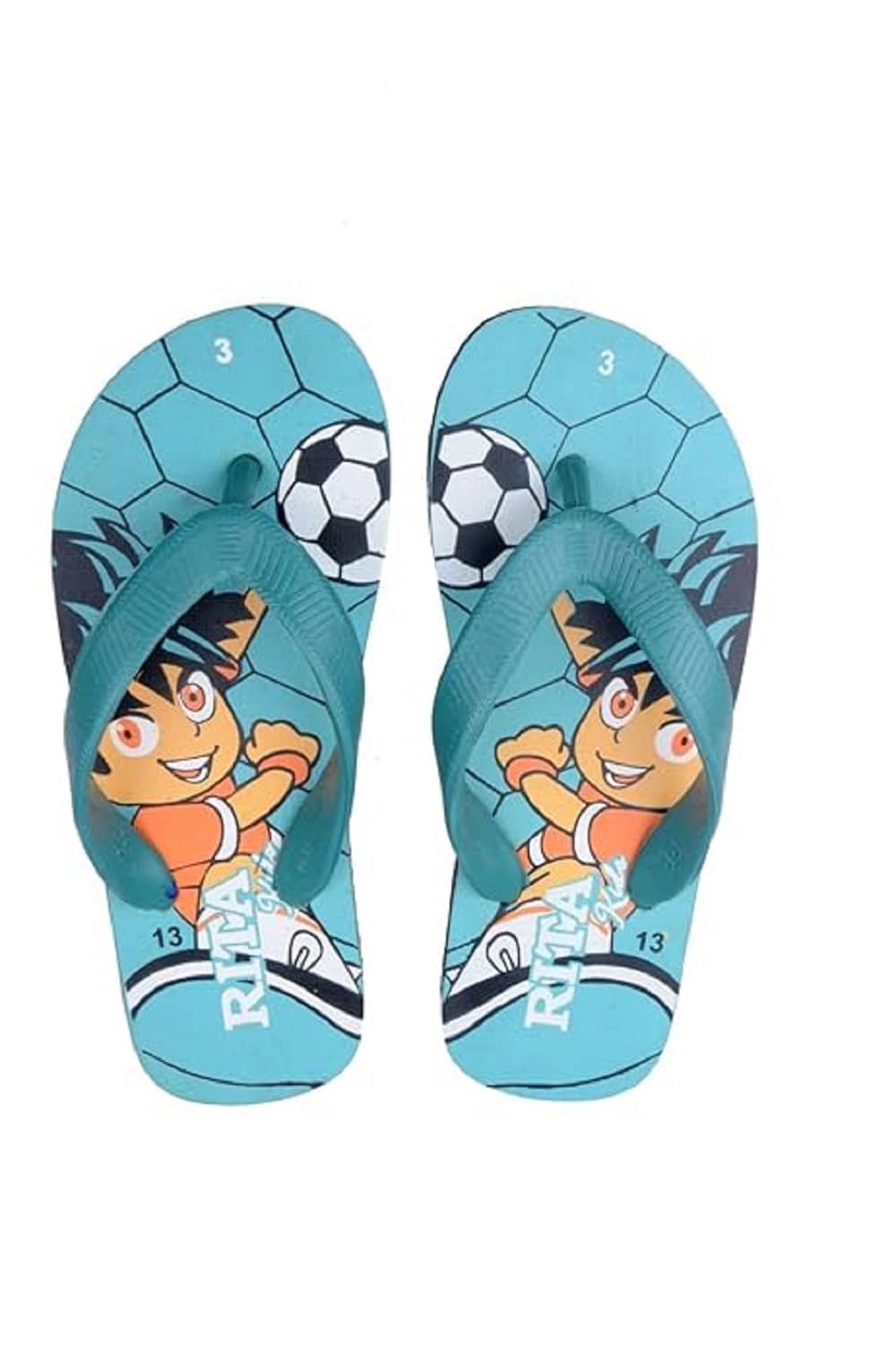 RITA New Goal Kids Natural Rubber Flip Flops Slippers