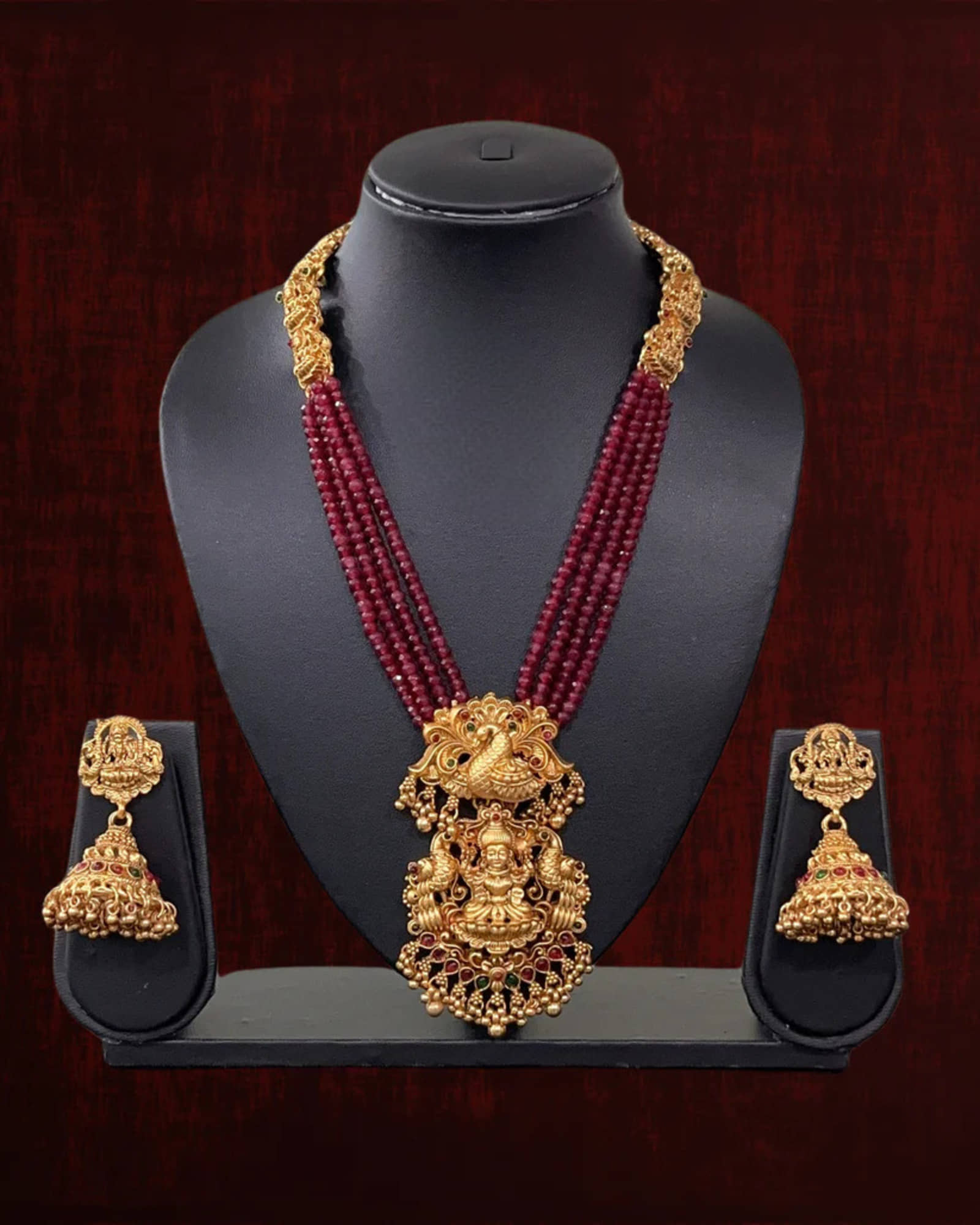 ROFARWORD Gold Brass Necklace Set ( Pack of 1 )