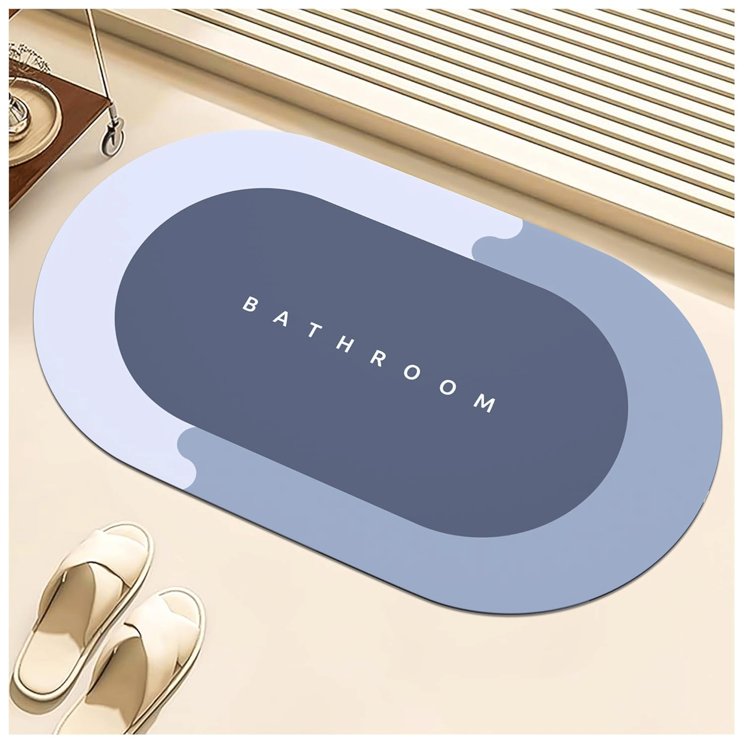 Revernest Set of 1 Anti-skid Rubber Door Mat ( 40 X 60 cm ) Multi Revernest Set of 1 Anti-skid Rubber Door Mat ( 40 X 60 cm ) Multi