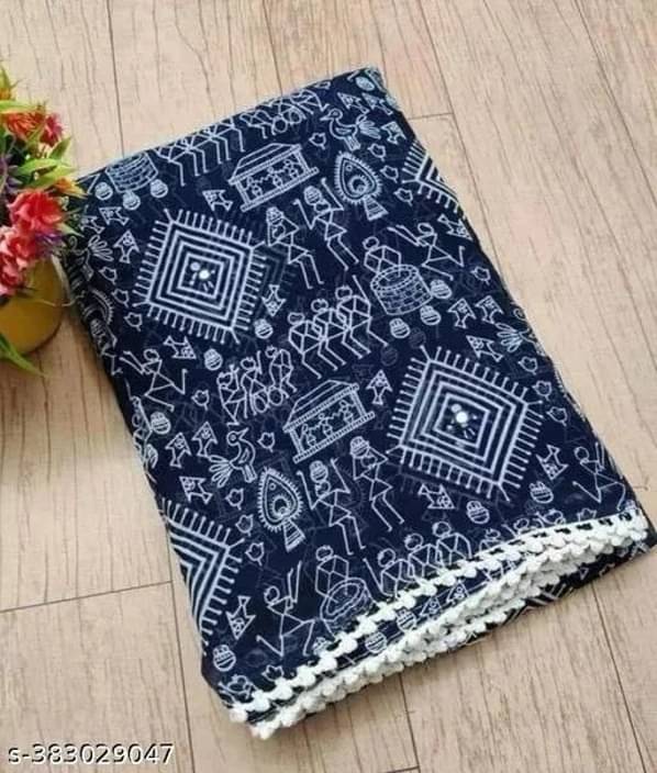 SAREEYA16 Chiffon Printed Regular Saree With Unstitched Blouse Piece ( Blue ) SAREEYA16 Chiffon Printed Regular Saree With Unstitched Blouse Piece ( Blue )