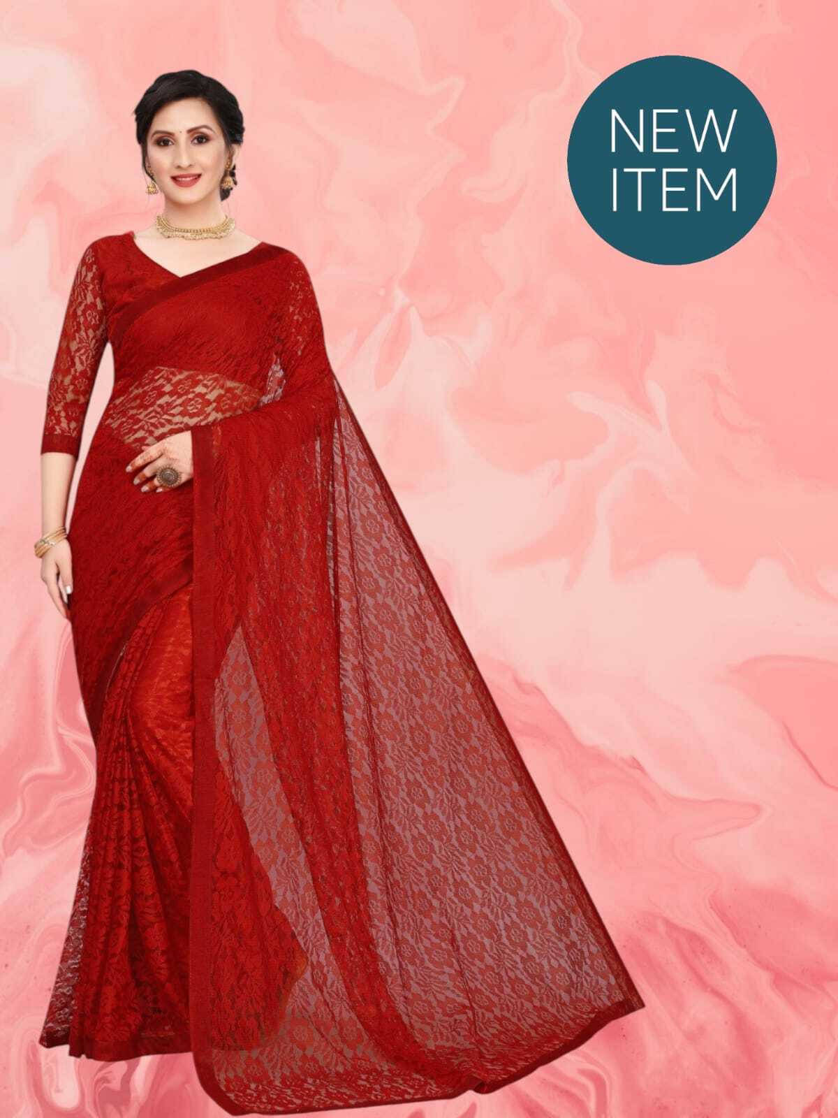     			SAREEYA16 Cotton Blend Printed Regular Saree With Unstitched Blouse Piece ( Maroon )