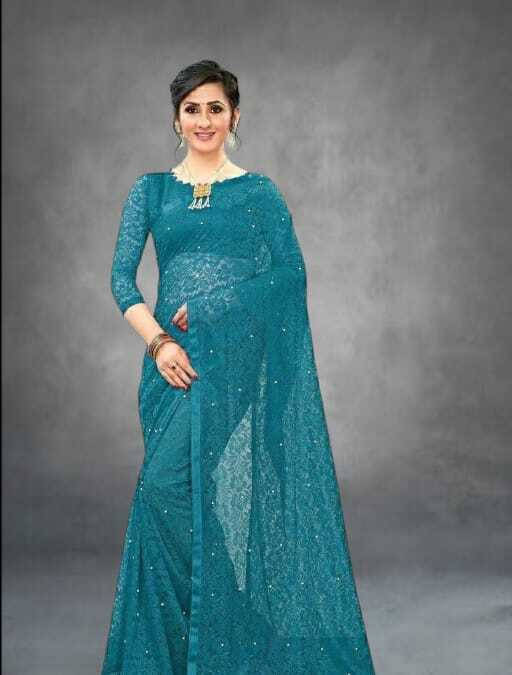 SAREEYA16 Cotton Blend Printed Regular Saree With Unstitched Blouse Piece ( Green ) SAREEYA16 Cotton Blend Printed Regular Saree With Unstitched Blouse Piece ( Green )