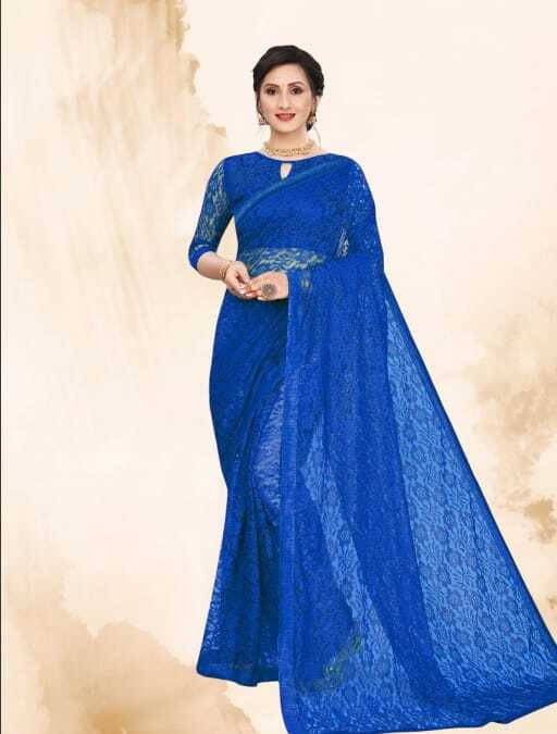 SAREEYA16 Cotton Blend Printed Regular Saree With Unstitched Blouse Piece ( Navy Blue ) SAREEYA16 Cotton Blend Printed Regular Saree With Unstitched Blouse Piece ( Navy Blue )