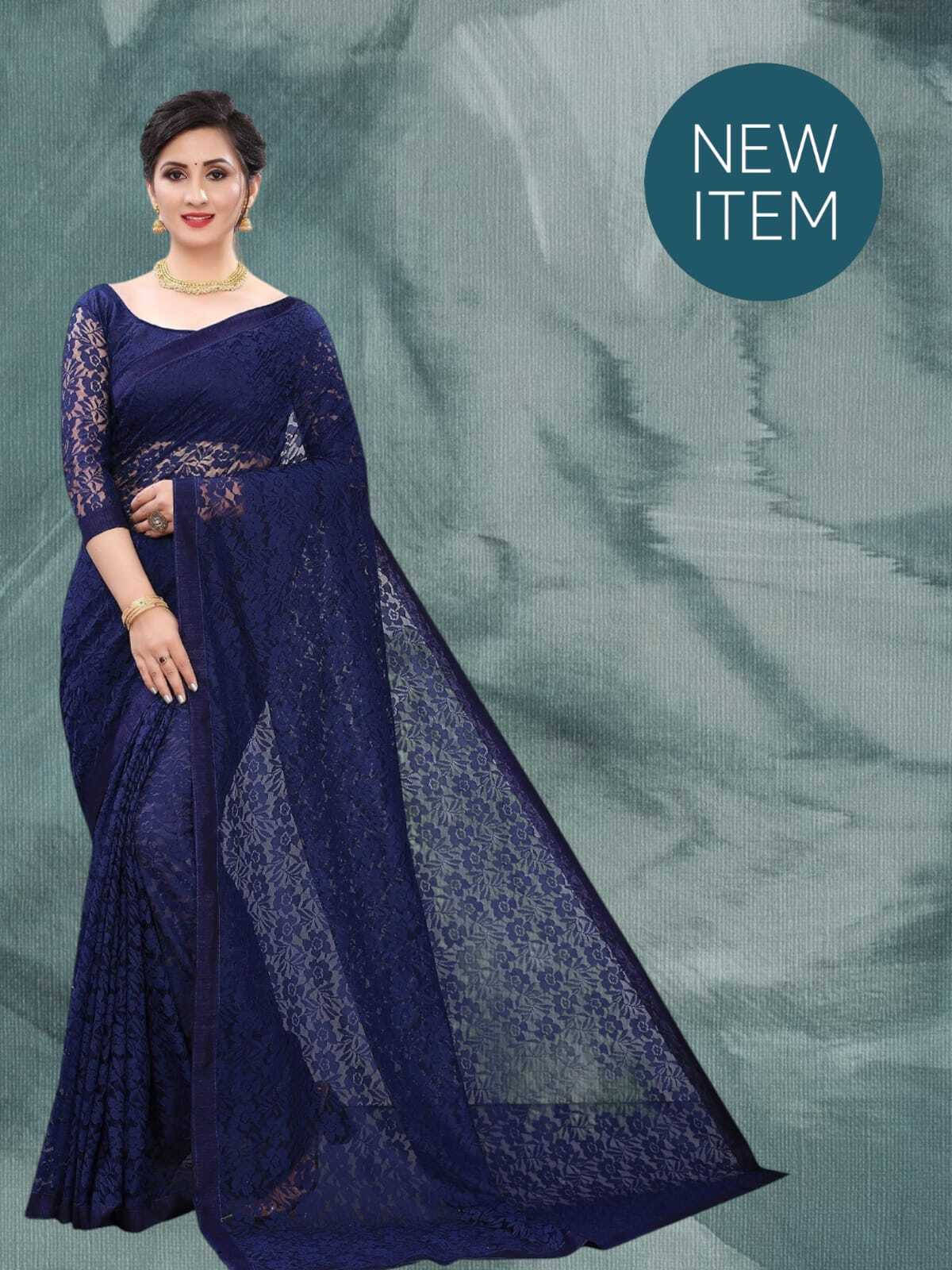 SAREEYA16 Cotton Blend Printed Regular Saree With Unstitched Blouse Piece ( Navy Blue ) SAREEYA16 Cotton Blend Printed Regular Saree With Unstitched Blouse Piece ( Navy Blue )
