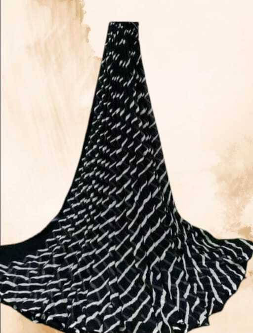SAREEYA16 Cotton Blend Printed Regular Saree With Unstitched Blouse Piece ( Black ) SAREEYA16 Cotton Blend Printed Regular Saree With Unstitched Blouse Piece ( Black )