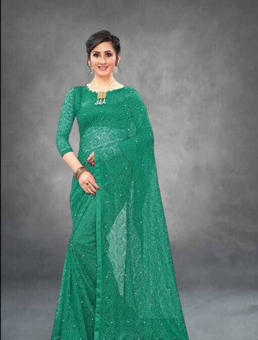 SAREEYA16 Cotton Blend Printed Regular Saree With Unstitched Blouse Piece ( Green ) SAREEYA16 Cotton Blend Printed Regular Saree With Unstitched Blouse Piece ( Green )