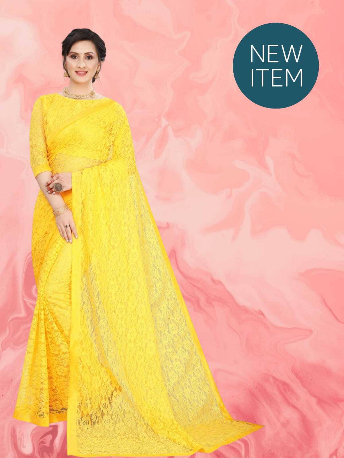SAREEYA16 Cotton Blend Printed Regular Saree With Unstitched Blouse Piece ( Yellow ) SAREEYA16 Cotton Blend Printed Regular Saree With Unstitched Blouse Piece ( Yellow )