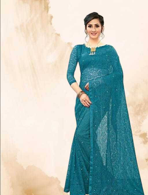 SAREEYA16 Cotton Blend Printed Regular Saree With Unstitched Blouse Piece ( Green ) SAREEYA16 Cotton Blend Printed Regular Saree With Unstitched Blouse Piece ( Green )