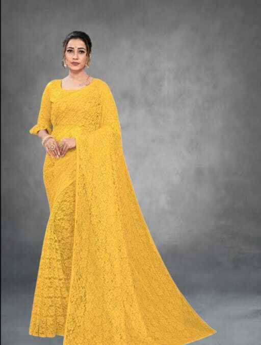 SAREEYA16 Cotton Blend Printed Regular Saree With Unstitched Blouse Piece ( Yellow ) SAREEYA16 Cotton Blend Printed Regular Saree With Unstitched Blouse Piece ( Yellow )