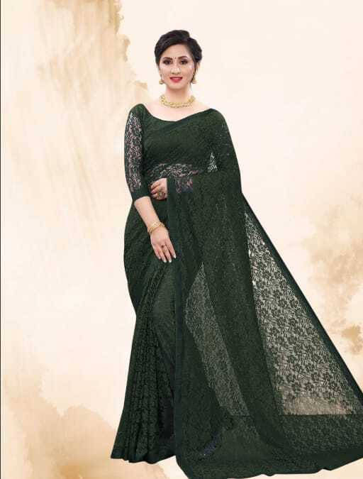 SAREEYA16 Cotton Blend Printed Regular Saree With Unstitched Blouse Piece ( Green ) SAREEYA16 Cotton Blend Printed Regular Saree With Unstitched Blouse Piece ( Green )