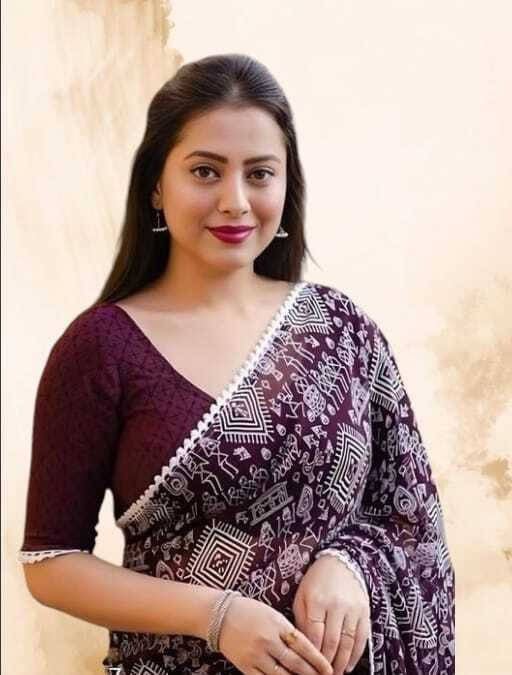 SAREEYA16 Cotton Blend Printed Regular Saree With Unstitched Blouse Piece ( Maroon ) SAREEYA16 Cotton Blend Printed Regular Saree With Unstitched Blouse Piece ( Maroon )