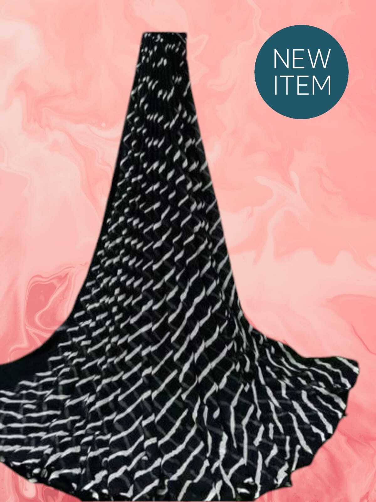     			SAREEYA16 Cotton Blend Printed Regular Saree With Unstitched Blouse Piece ( Black )