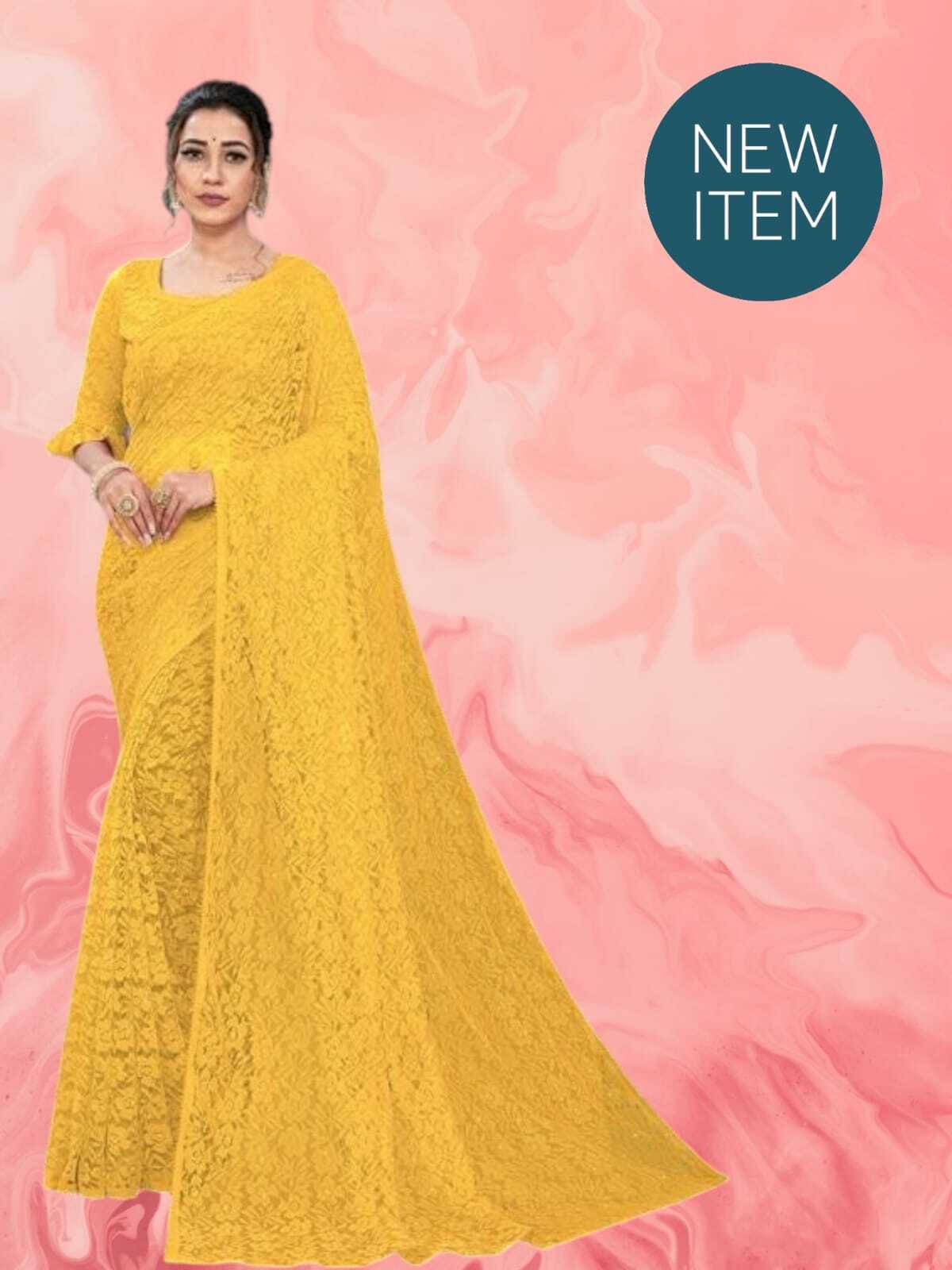 SAREEYA16 Cotton Blend Printed Regular Saree With Unstitched Blouse Piece ( Yellow ) SAREEYA16 Cotton Blend Printed Regular Saree With Unstitched Blouse Piece ( Yellow )