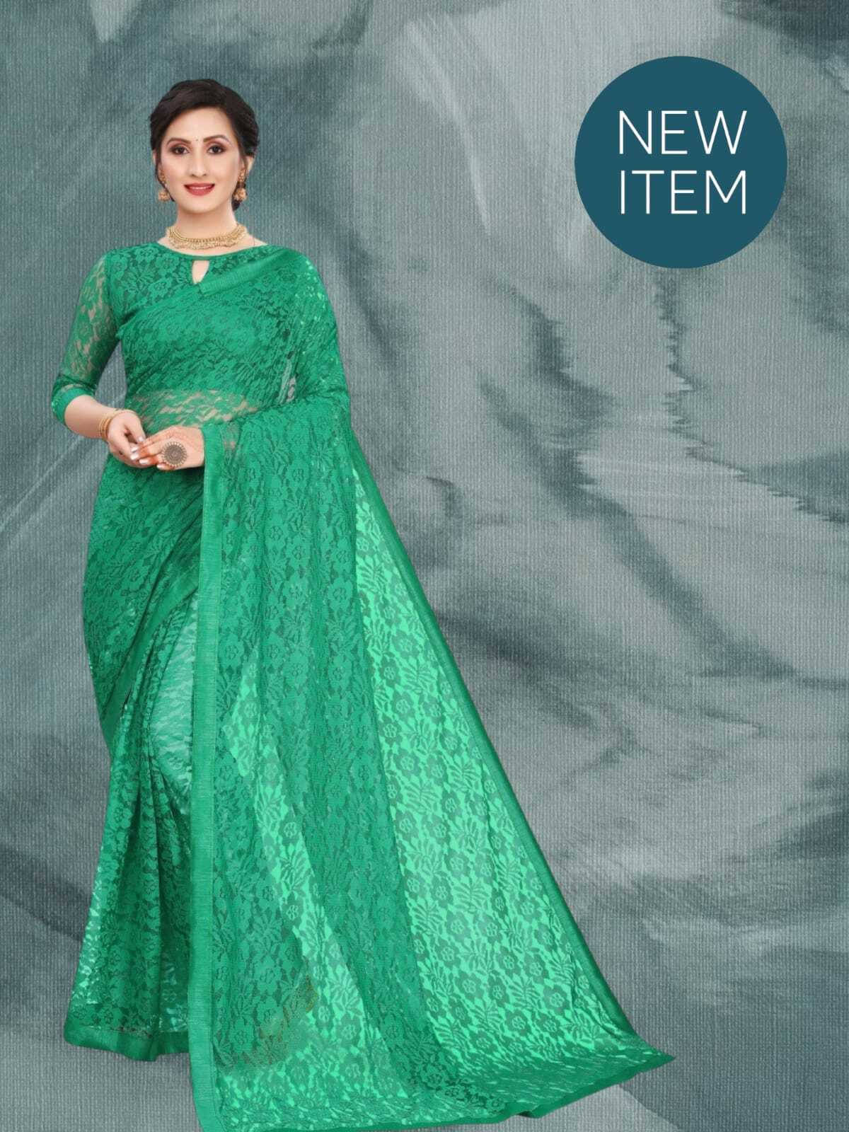 SAREEYA16 Cotton Blend Printed Regular Saree With Unstitched Blouse Piece ( Green ) SAREEYA16 Cotton Blend Printed Regular Saree With Unstitched Blouse Piece ( Green )