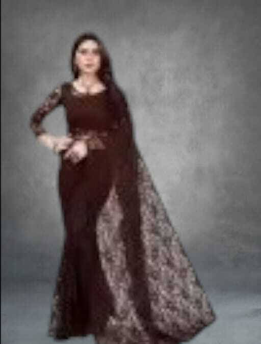     			SAREEYA16 Cotton Blend Printed Regular Saree With Unstitched Blouse Piece ( Brown )