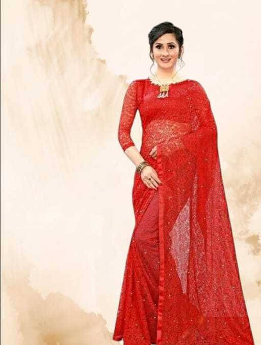 SAREEYA16 Cotton Blend Self Design Regular Saree With Unstitched Blouse Piece ( Red ) SAREEYA16 Cotton Blend Self Design Regular Saree With Unstitched Blouse Piece ( Red )