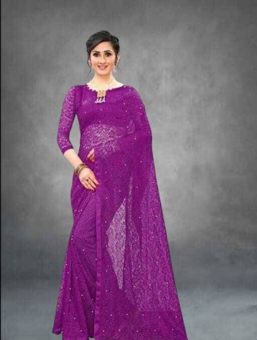     			SAREEYA16 Cotton Blend Self Design Regular Saree With Unstitched Blouse Piece ( Magenta )