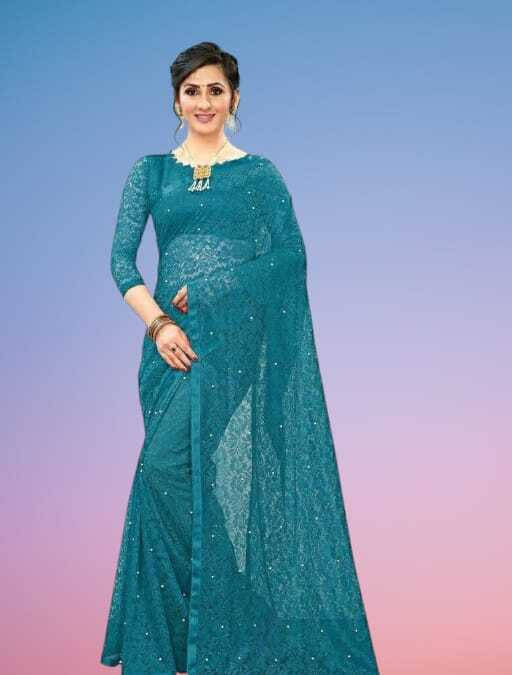     			SAREEYA16 Cotton Blend Self Design Regular Saree With Unstitched Blouse Piece ( Green )