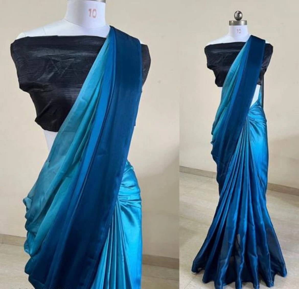 SAREEYA16 Georgette Printed Regular Saree With Unstitched Blouse Piece ( Blue ) SAREEYA16 Georgette Printed Regular Saree With Unstitched Blouse Piece ( Blue )