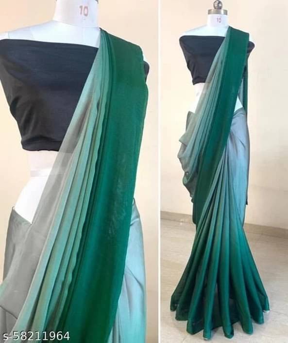     			SAREEYA16 Georgette Printed Regular Saree With Unstitched Blouse Piece ( Blue )