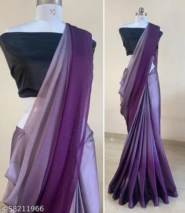     			SAREEYA16 Georgette Printed Regular Saree With Unstitched Blouse Piece ( Purple )