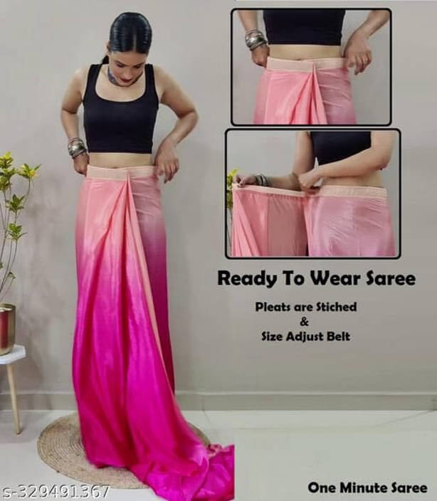SAREEYA16 Georgette Printed Regular Saree With Unstitched Blouse Piece ( Pink ) SAREEYA16 Georgette Printed Regular Saree With Unstitched Blouse Piece ( Pink )