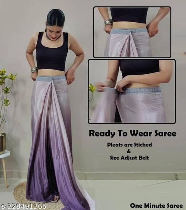     			SAREEYA16 Georgette Printed Regular Saree With Unstitched Blouse Piece ( Purple )