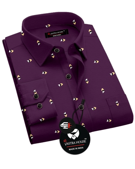 SHREE VASTRA HOUSE Cotton Blend Regular Fit Printed Full Sleeves Men's Casual Shirt - Beige ( Pack of 1 )     			SHREE VASTRA HOUSE Cotton Blend Regular Fit Printed Full Sleeves Men's Casual Shirt - Beige ( Pack of 1 )