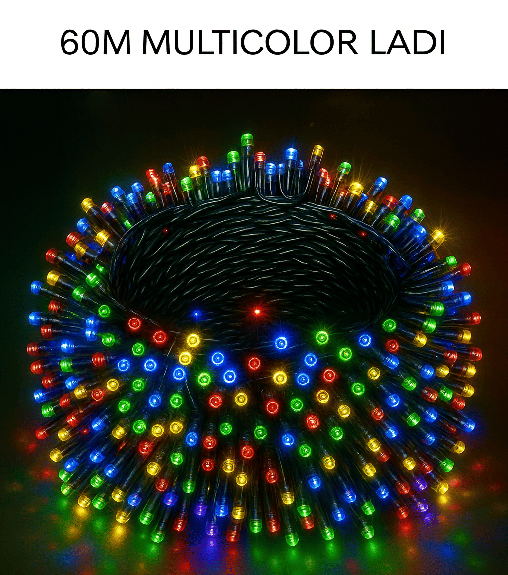     			SPARKWORLD Multicolor 60M String Light ( Pack of 1 )