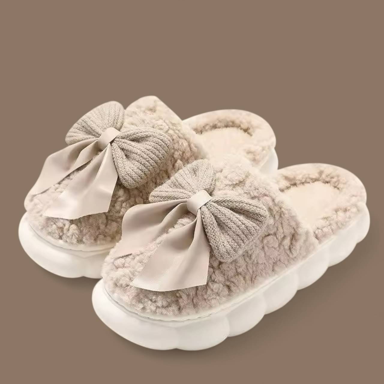     			Shoemusq Beige Women's Flip Flop