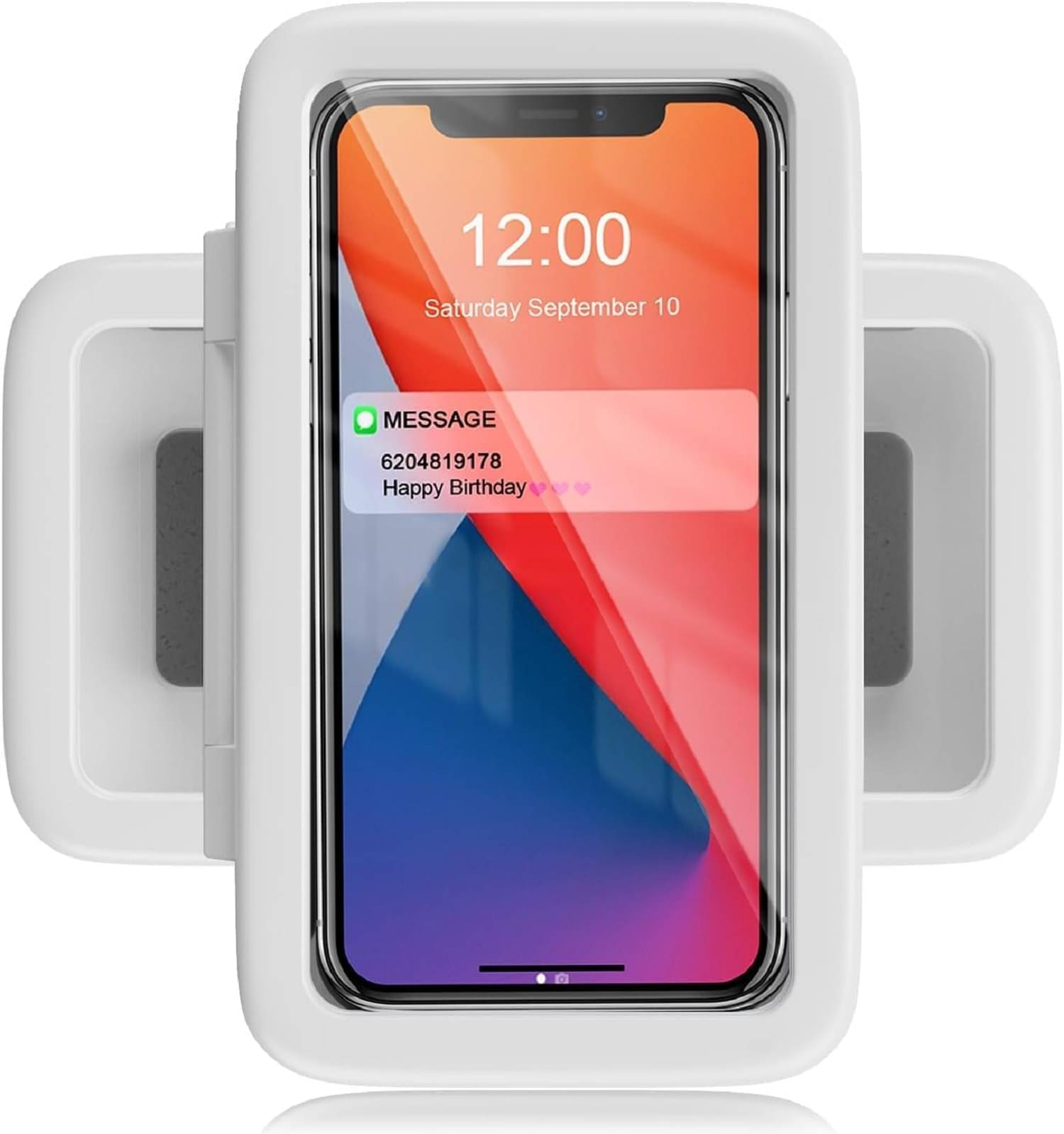     			Skindora Dashboard & Windshield Single Clamp Car Mobile Holder - White