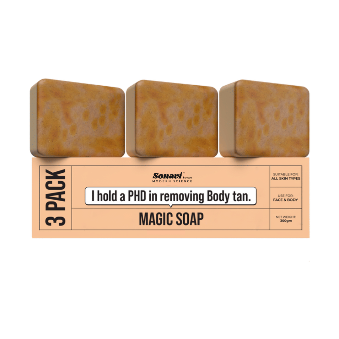     			Sonavi Skin Whitening GHARSOAP Soap for All Skin Type ( Pack of 3 )
