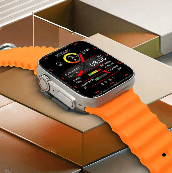     			T800 1.99" Ultra Infinite Display Smart Watch with Wireless Charging, Bluetooth Calling, Voice Assistant & Sports Modes, 8 Unique UI Interactions, Spo2, 24/7 Heart Rate Tracking