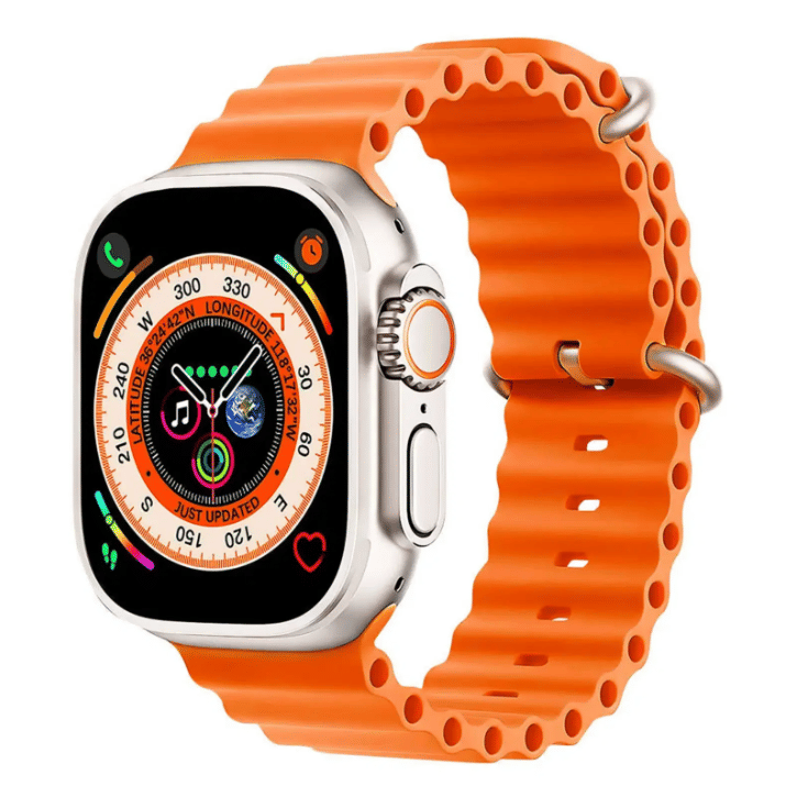     			T800 1.99" Ultra Infinite Display Smart Watch with Wireless Charging, Bluetooth Calling, Voice Assistant & Sports Modes, 8 Unique UI Interactions, Spo2, 24/7 Heart Rate Tracking