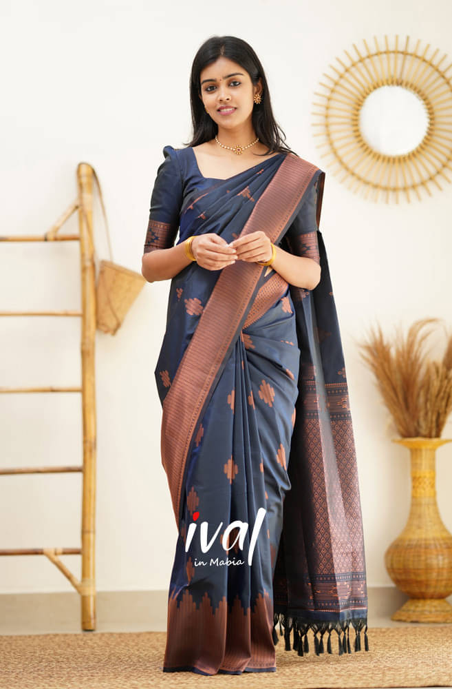 THE PRIVATE LABLE Linen Printed Banarasi saree With Unstitched Blouse Piece ( Multicolor ) THE PRIVATE LABLE Linen Printed Banarasi saree With Unstitched Blouse Piece ( Multicolor )