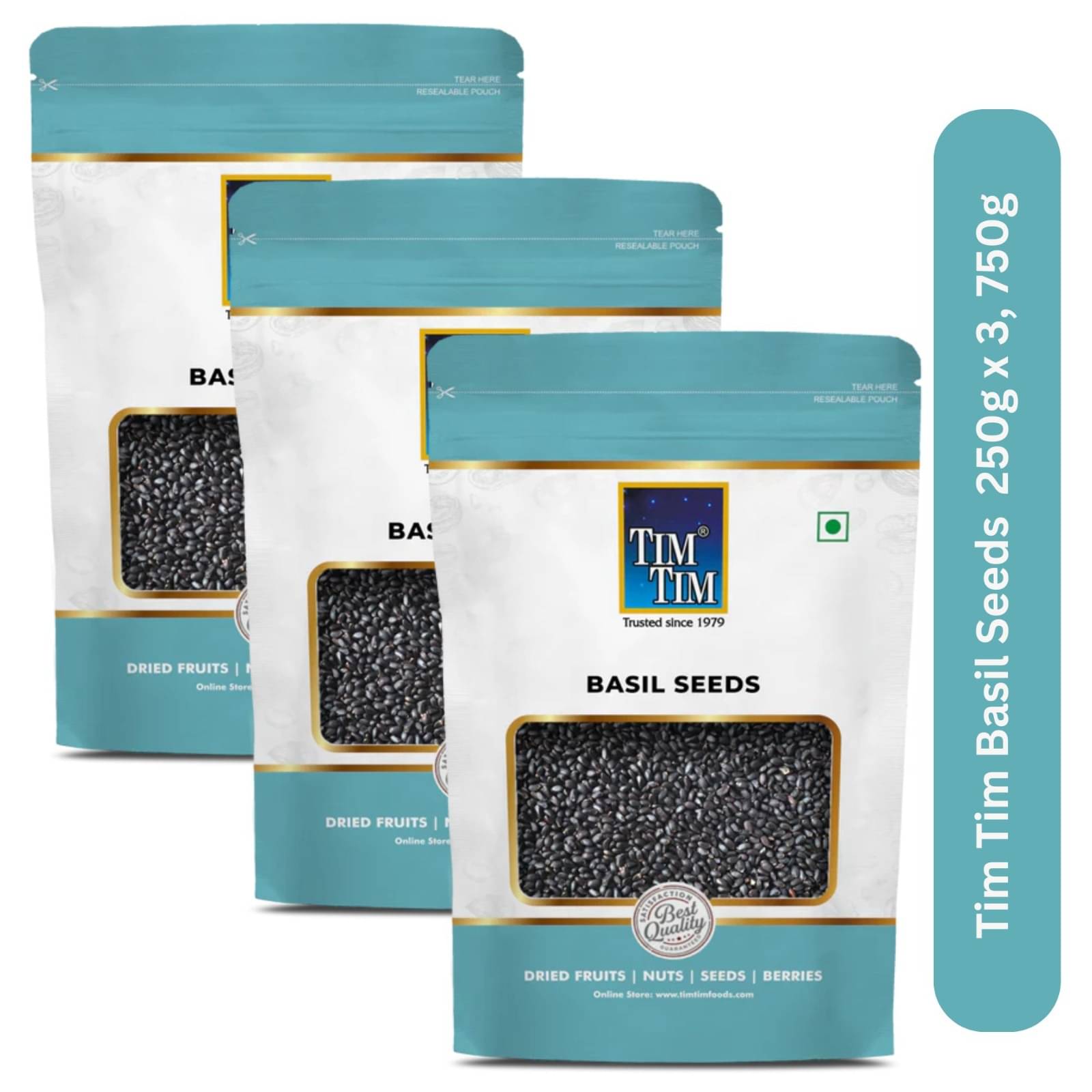     			Tim Tim Basil Seeds ( Pack of 3 )
