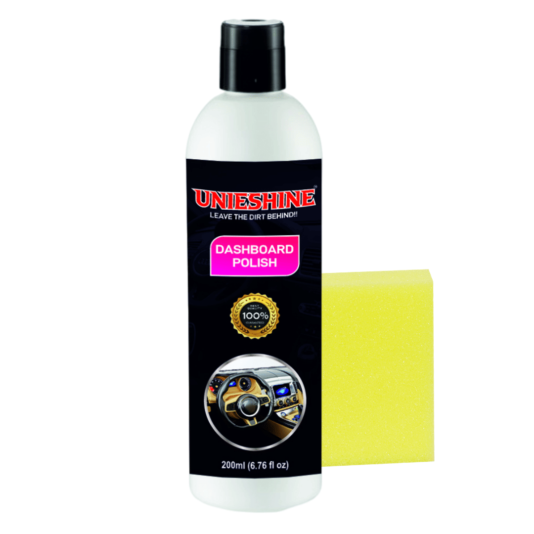     			UNIESHINE Car Dashboard Polish 200ml - Instant Shine, UV Protection, Anti-Cracking for Car, Bike & Motorcycle Interiors, Plastic & Fibre
