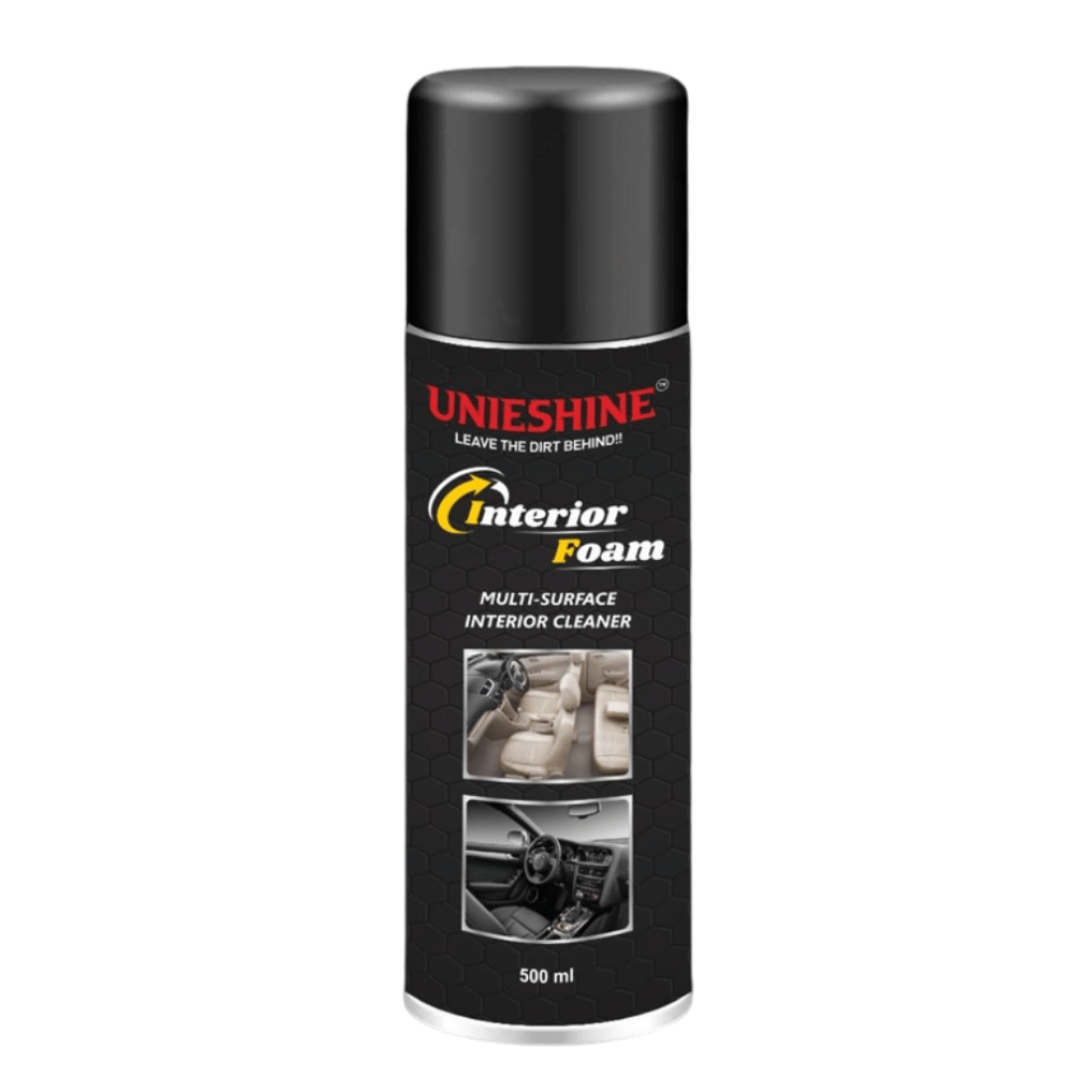 UNIESHINE Car Interior Foam Cleaner 500ml - Deep Cleaning Spray for Seats, Leather, Dashboard & Upholstery, Removes Stains & Dirt UNIESHINE Car Interior Foam Cleaner 500ml - Deep Cleaning Spray for Seats, Leather, Dashboard & Upholstery, Removes Stains & Dirt