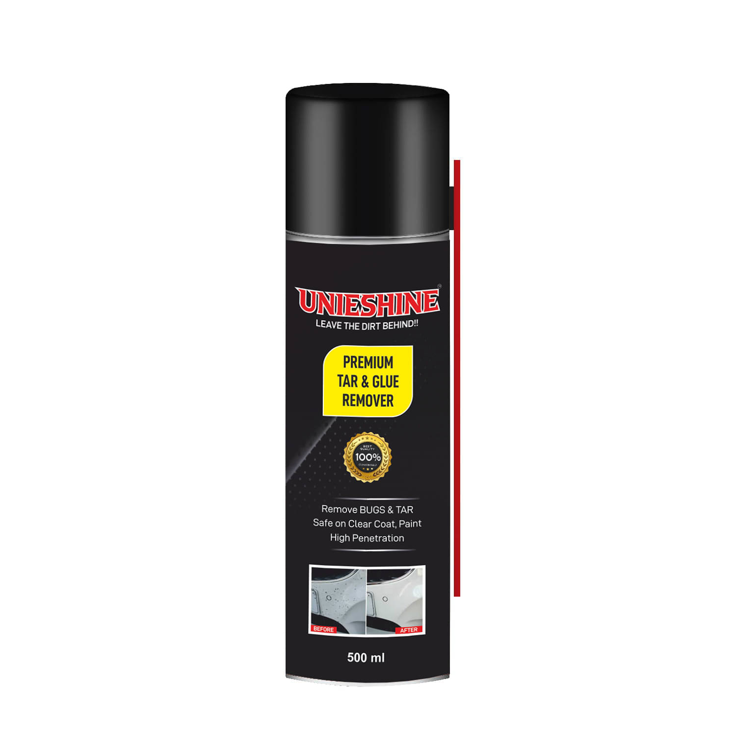 UNIESHINE Tar, Glue & Bug Remover Spray 500ml - Fast-Acting Cleaner for Cars, Glass & Surfaces, Removes Stains, Grime & Adhesives UNIESHINE Tar, Glue & Bug Remover Spray 500ml - Fast-Acting Cleaner for Cars, Glass & Surfaces, Removes Stains, Grime & Adhesives
