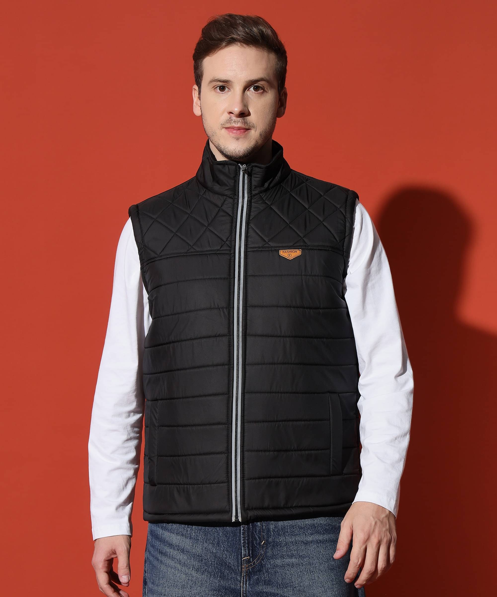    			ZEPPI Polyester Men's Puffer Jacket - Black ( Pack of 1 )