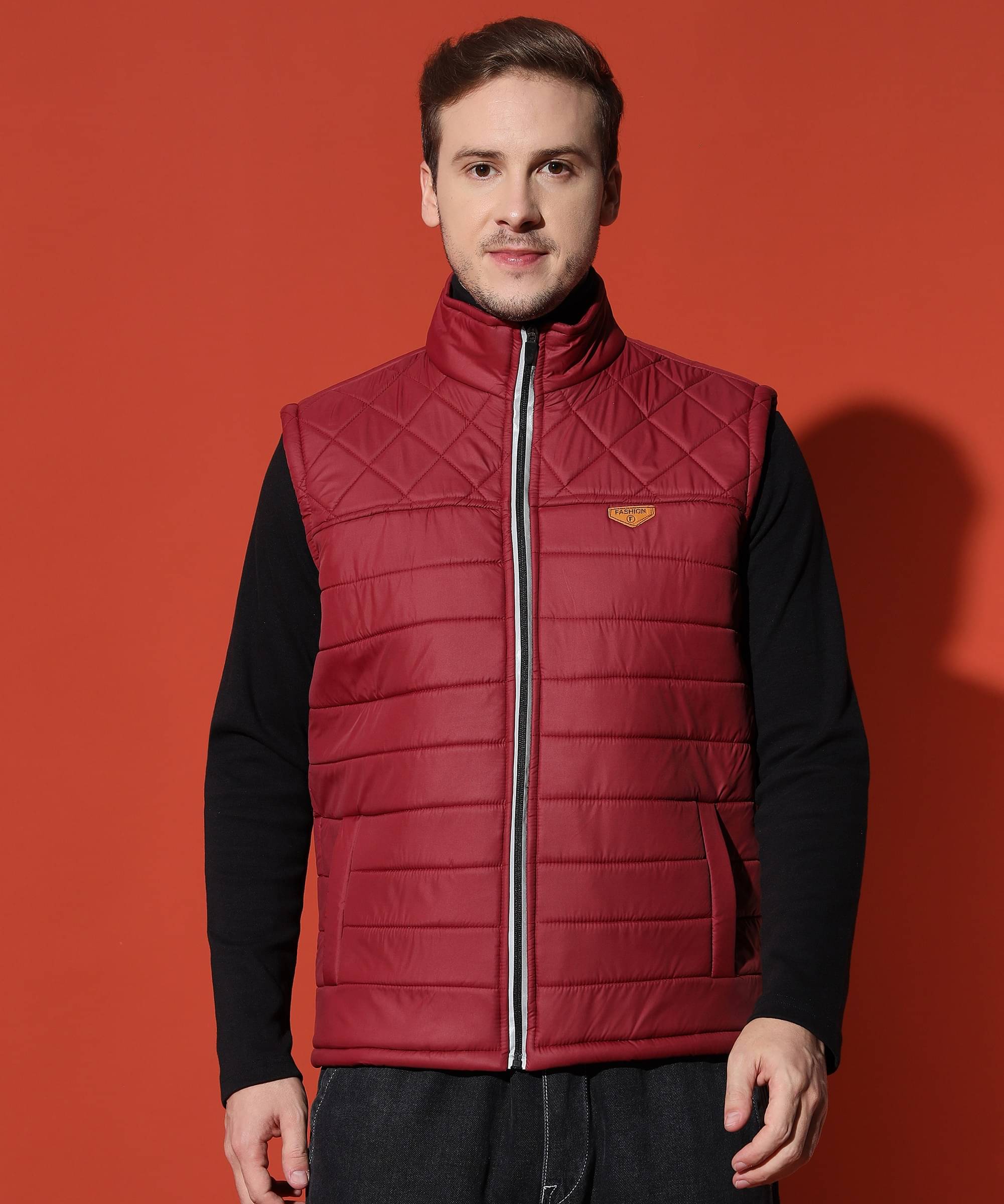     			ZEPPI Polyester Men's Puffer Jacket - Maroon ( Pack of 1 )