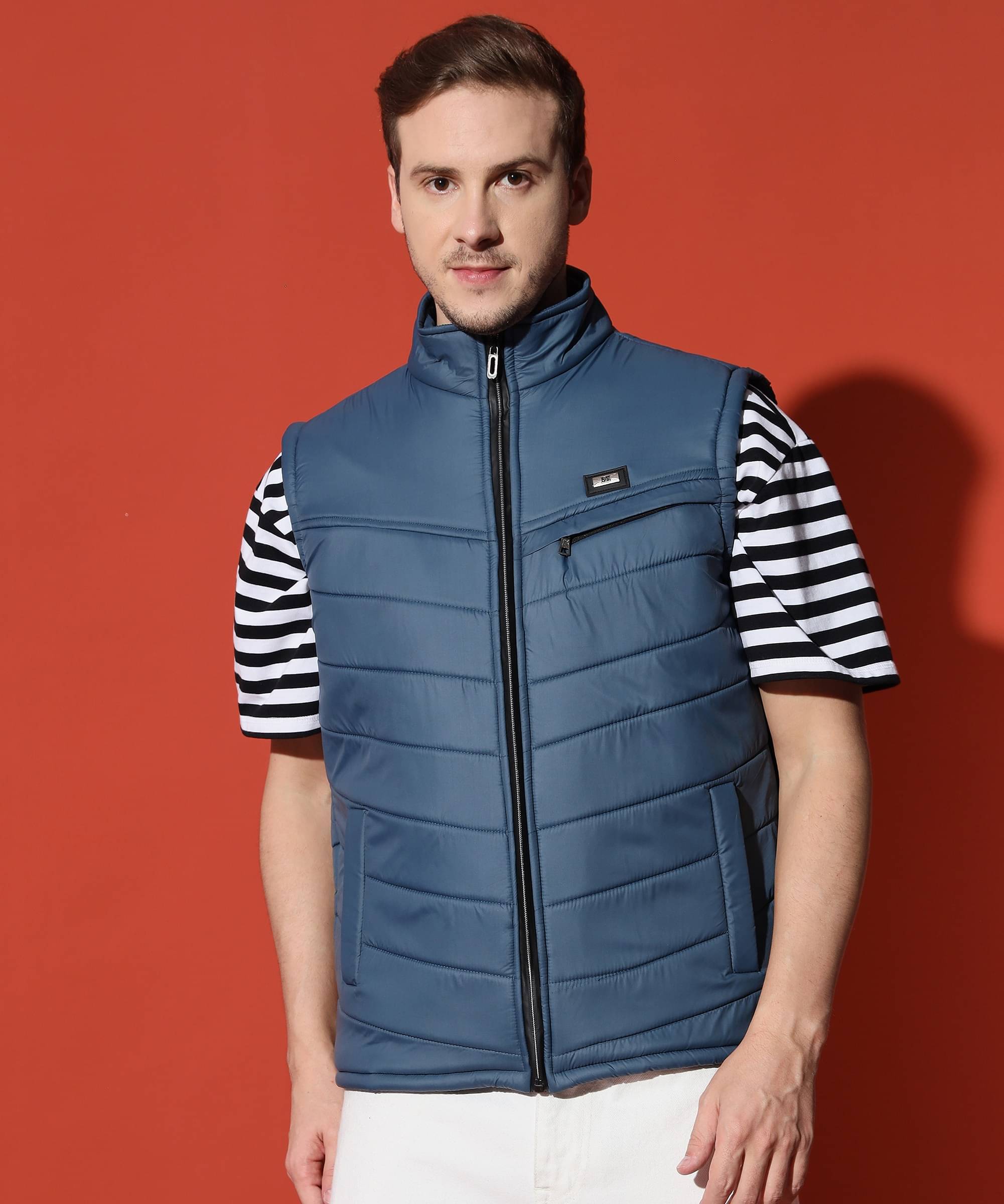 ZEPPI Polyester Men's Puffer Jacket - Blue ( Pack of 1 ) ZEPPI Polyester Men's Puffer Jacket - Blue ( Pack of 1 )