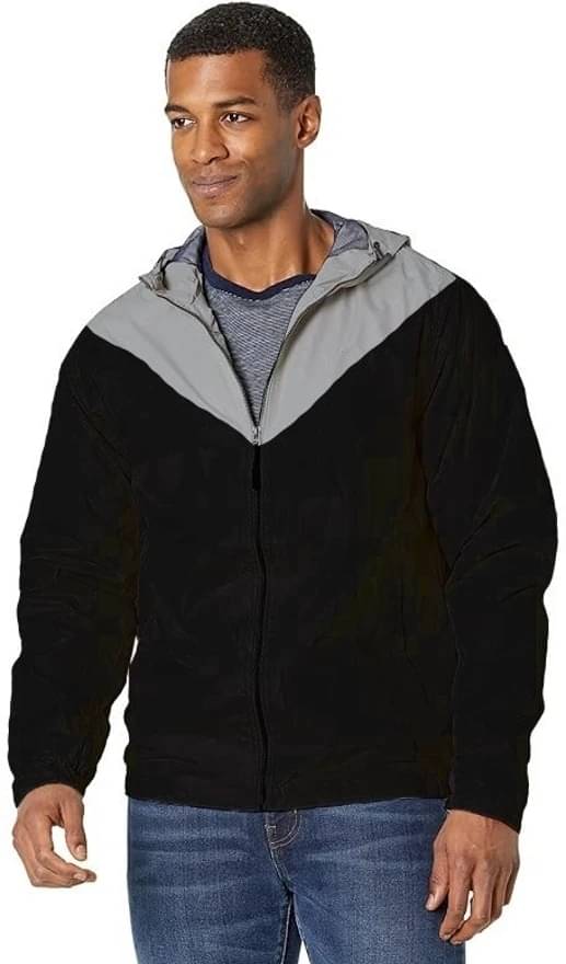     			eddicted Nylon Men's Casual Jacket - Grey ( Pack of 1 )