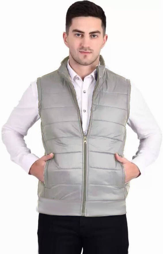     			eddicted Nylon Men's Puffer Jacket - Grey ( Pack of 1 )