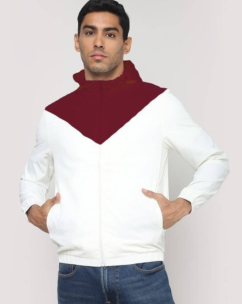     			eddicted Nylon Men's Windcheater Jacket - Maroon ( Pack of 1 )