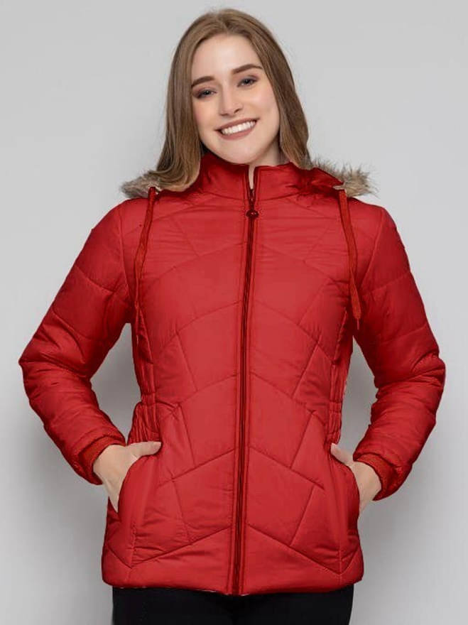 eddicted Women Puffer Jacket ( Red ) eddicted Women Puffer Jacket ( Red )