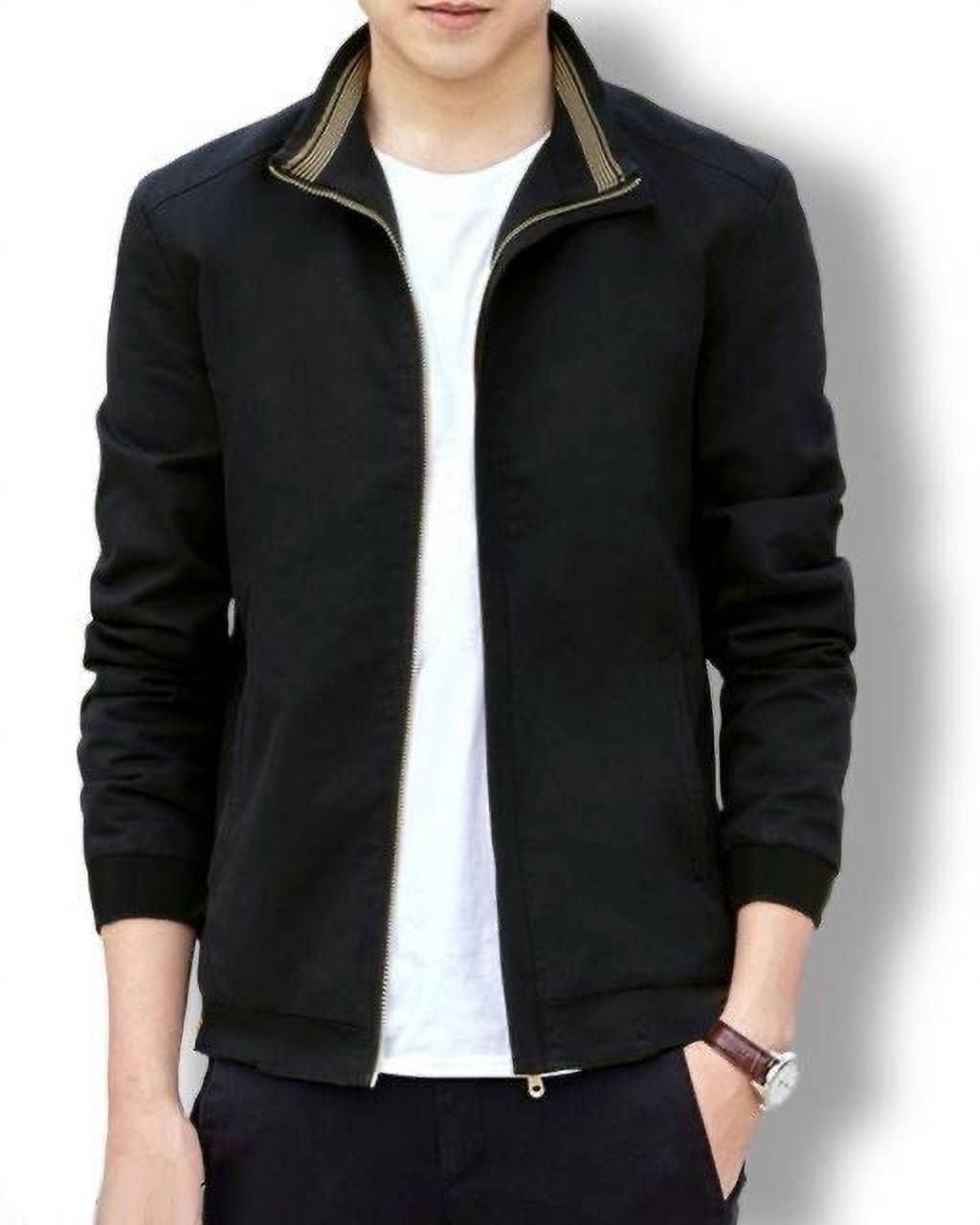 eddicted Polyester Men's Biker Jacket - Black ( Pack of 1 ) eddicted Polyester Men's Biker Jacket - Black ( Pack of 1 )