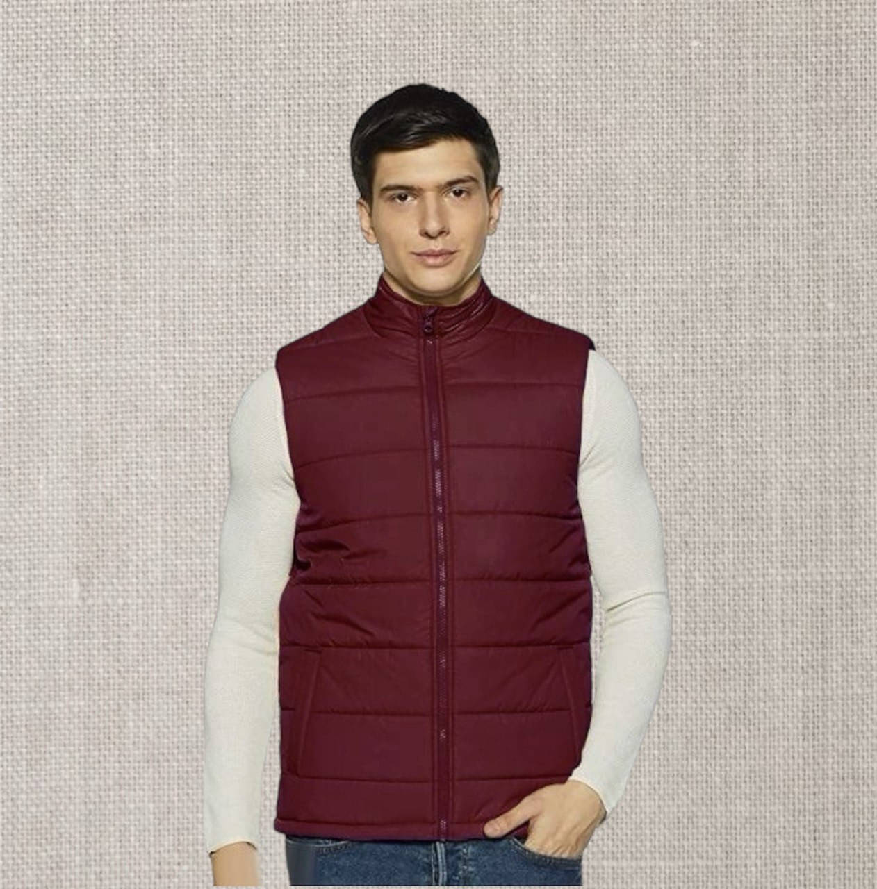     			eddicted Polyester Men's Puffer Jacket - Maroon ( Pack of 1 )