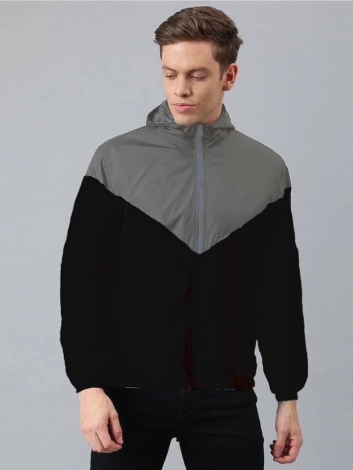 eddicted Polyester Men's Windcheater Jacket - Grey ( Pack of 1 )     			eddicted Polyester Men's Windcheater Jacket - Grey ( Pack of 1 )