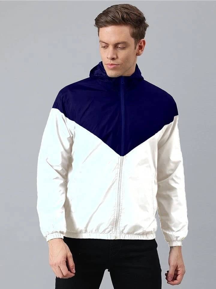 eddicted Polyester Men's Windcheater Jacket - Blue ( Pack of 1 ) eddicted Polyester Men's Windcheater Jacket - Blue ( Pack of 1 )